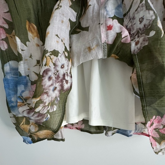 Isobella & Chloe Green Sundress with Flutter Sleeves Size 5 - Picture 5 of 9